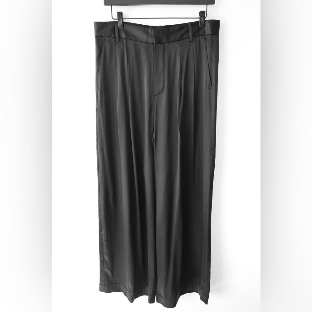 Madewell Harlow Superwide Satin Trouser Pant - Picture 5 of 12